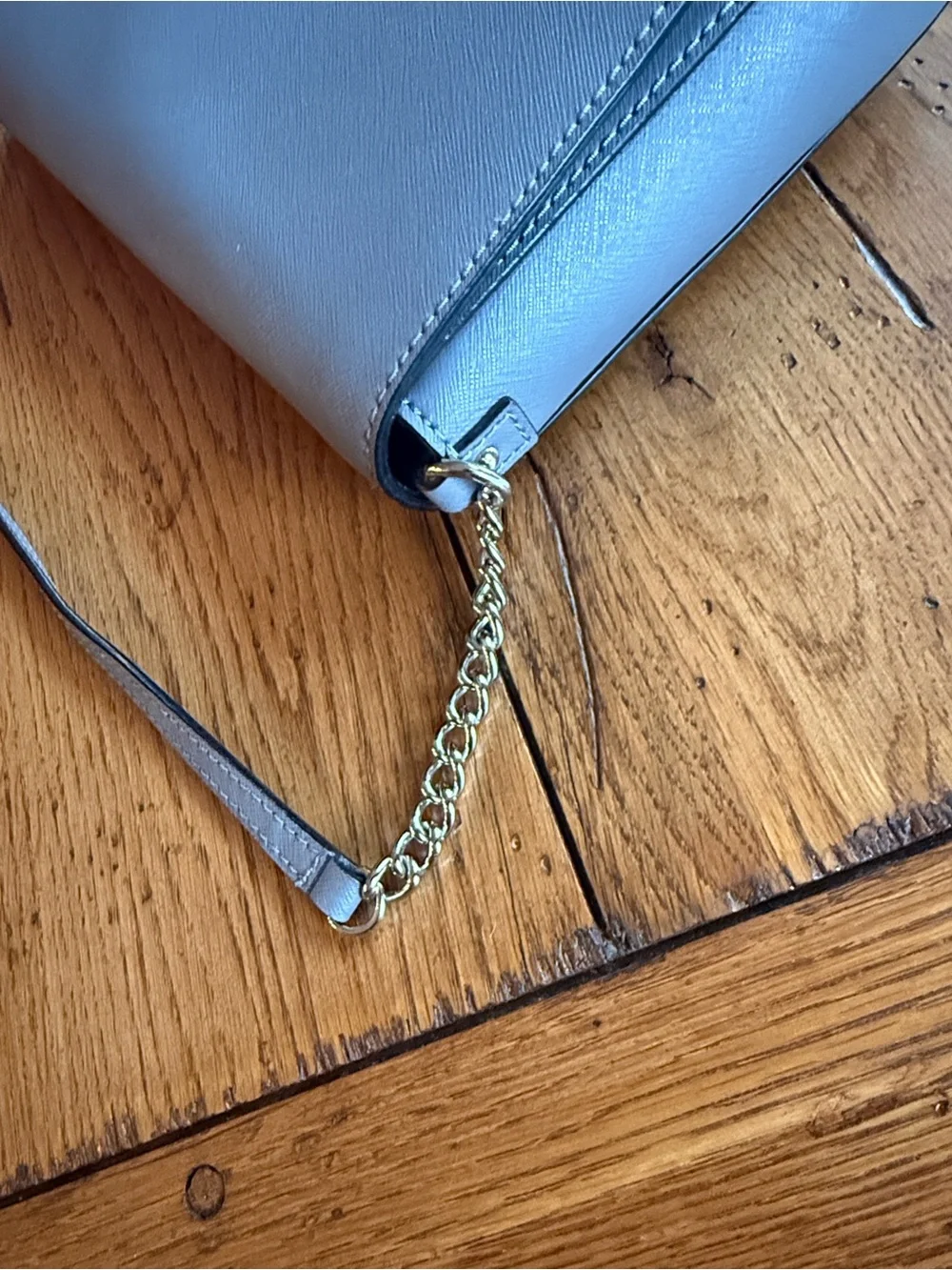kate Spade Gray Leather Crossbody Bag